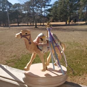 Ceramic Camel Music Carousel